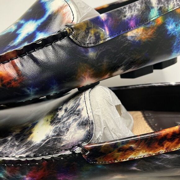 Robert Graham Men’s Size 9.5 Alexander Loafer Driving Shoes Tie Dye Leather main image 9